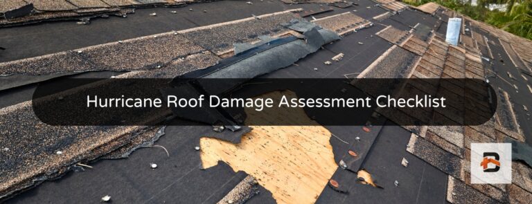 Roof Damage Assessment After a Hurricane